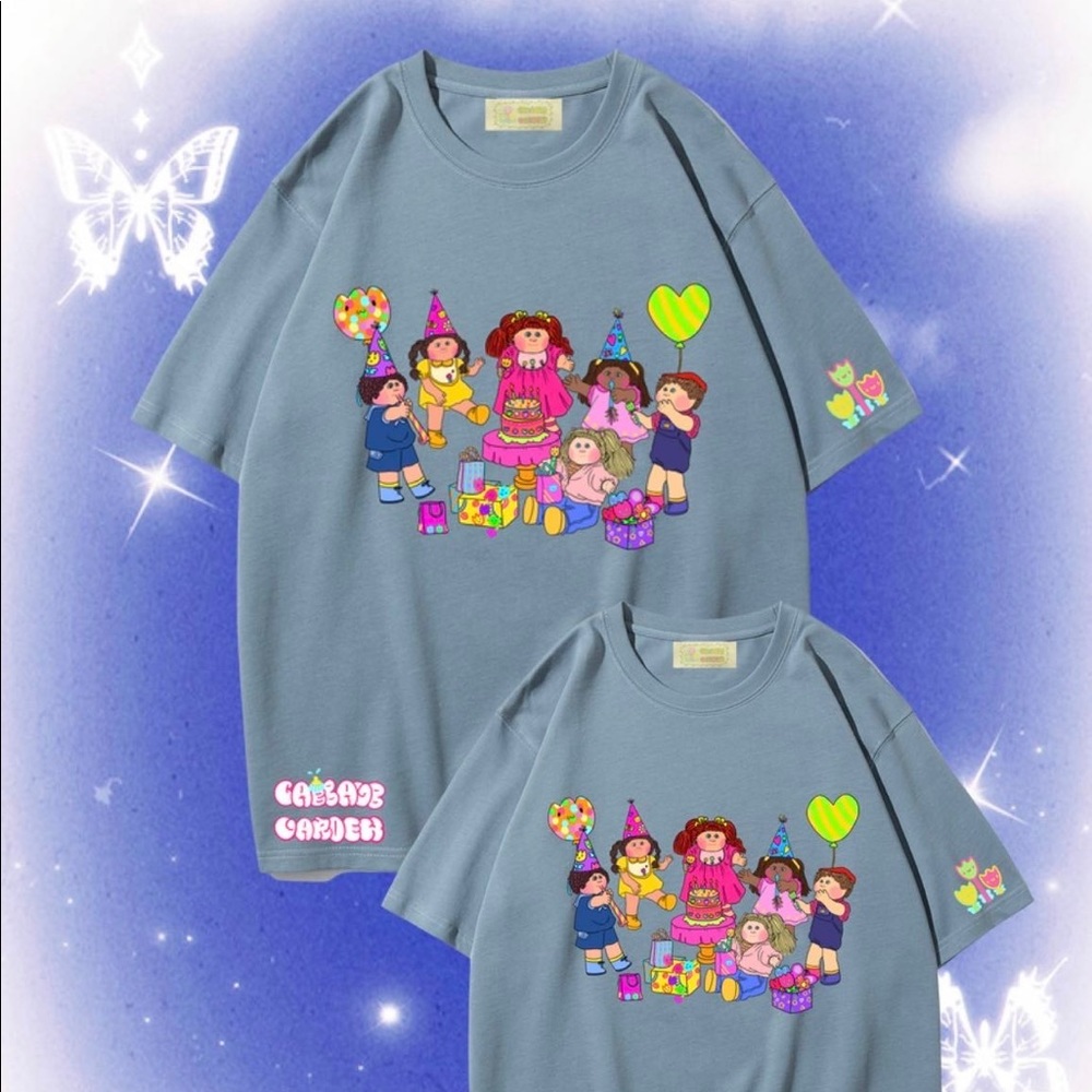 💖Cabbage Patch Kids Tee Original hand-painted cabbage patch dolls  cute T-Shirt
